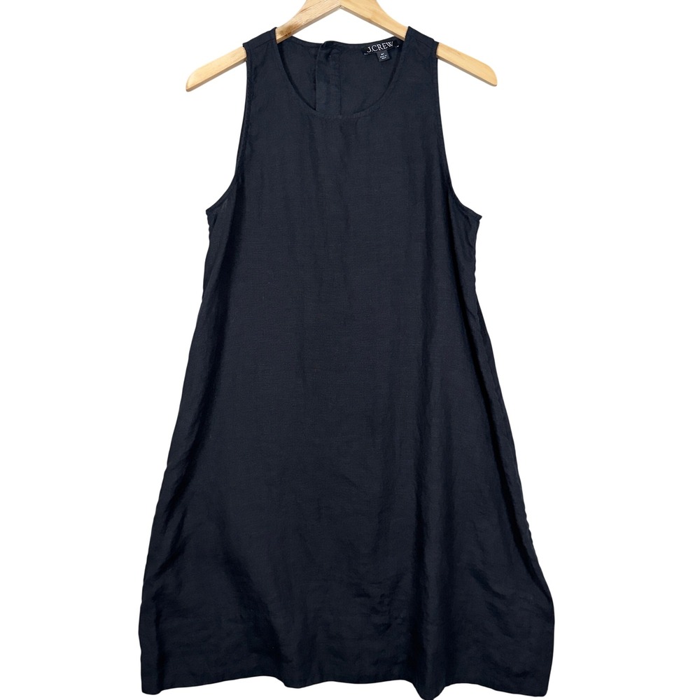 J. Crew Factory Black Sleeveless Mini Dress